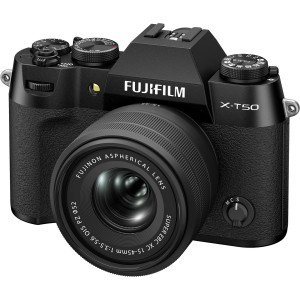 Fujifilm X-T50 +15-45mm black Garanzia Ufficiale Fujifilm