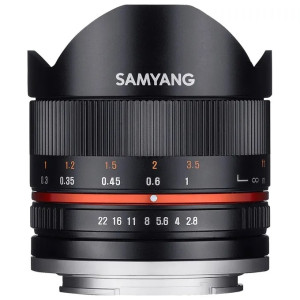 Obiettivo Samyang 8mm F2.8 UMC Fish Eye II Sony E