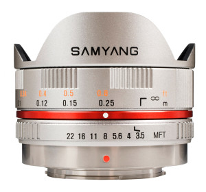 Obiettivo Samyang 7,5mm F3,5 UMC MTF silver 