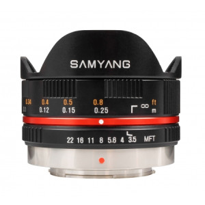 Obiettivo Samyang 7,5mm F3,5 UMC MTF black 